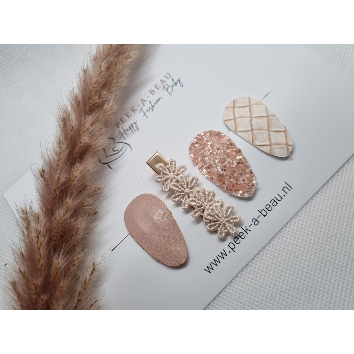 Haarklipjes - Skye Shandy Klein