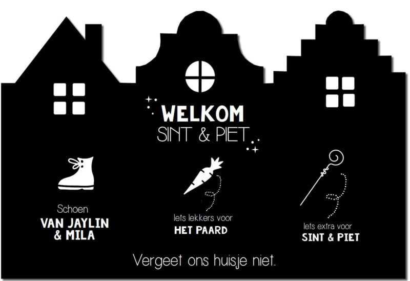 Schoen zet mat - Zwart XL