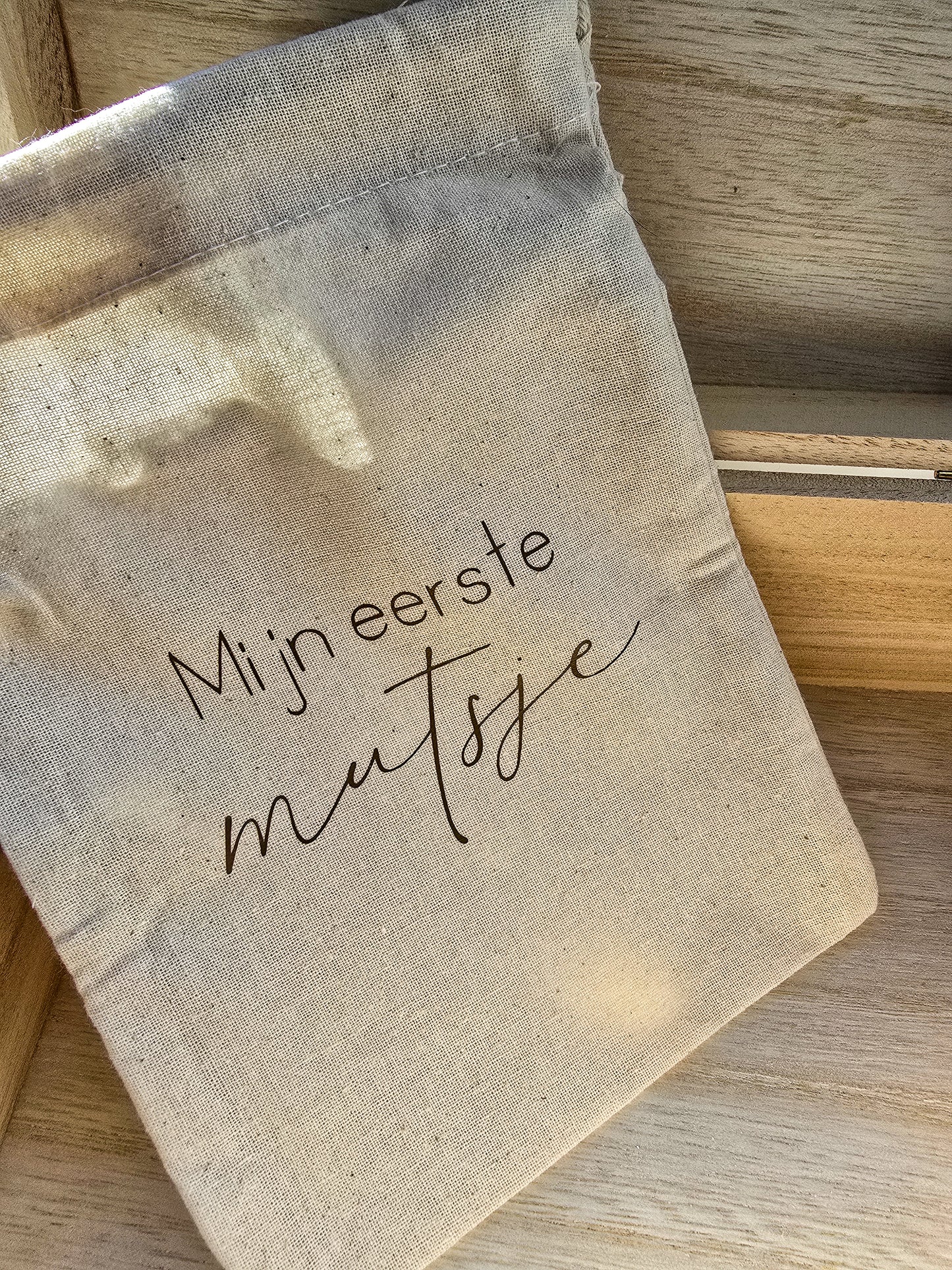 Bewaarzakje - Mijn eerste mutsje