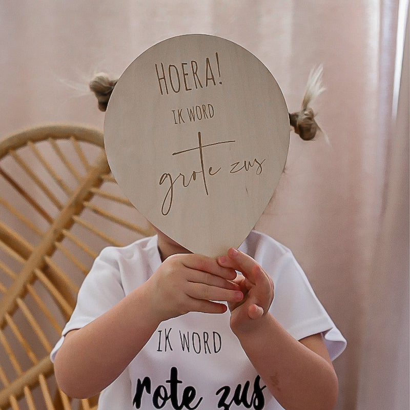 Hoera, Ik word grote zus!