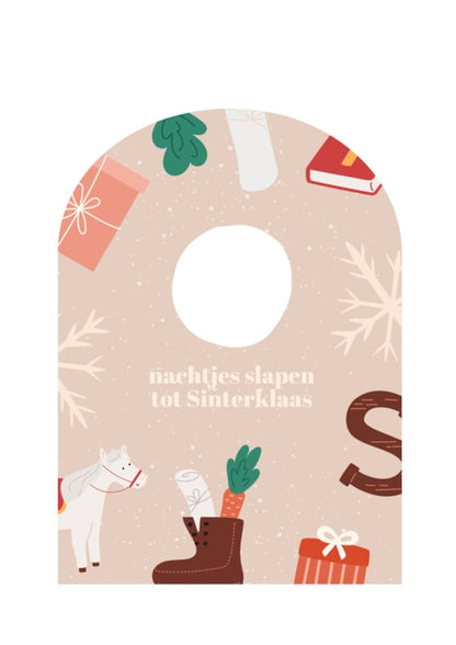 Aftel bordje Sint